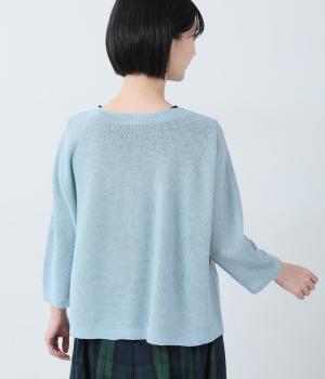 ホールガーメントギマコットン 9分袖カーディガン｜nume（ヌメ）の商品詳細