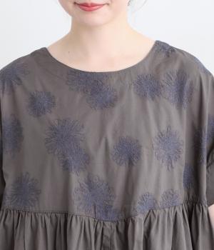 コットンポプリンダリア刺繍 ワンピース｜ista-ire（イスタイーレ）の