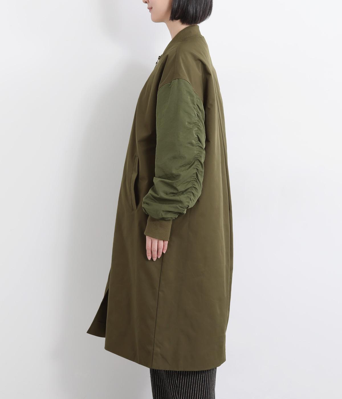 ツイルナイロン MA-1ロングブルゾンコート｜le colis（ルコリ）の商品詳細