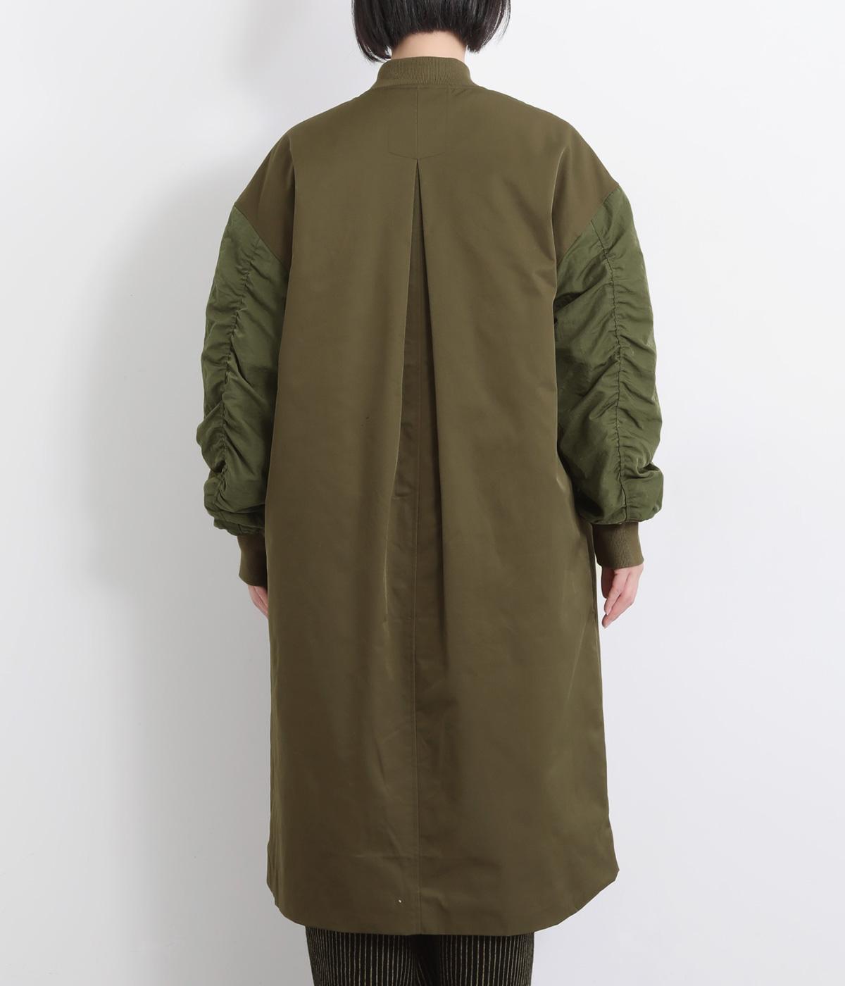 ツイルナイロン MA-1ロングブルゾンコート｜le colis（ルコリ）の商品詳細
