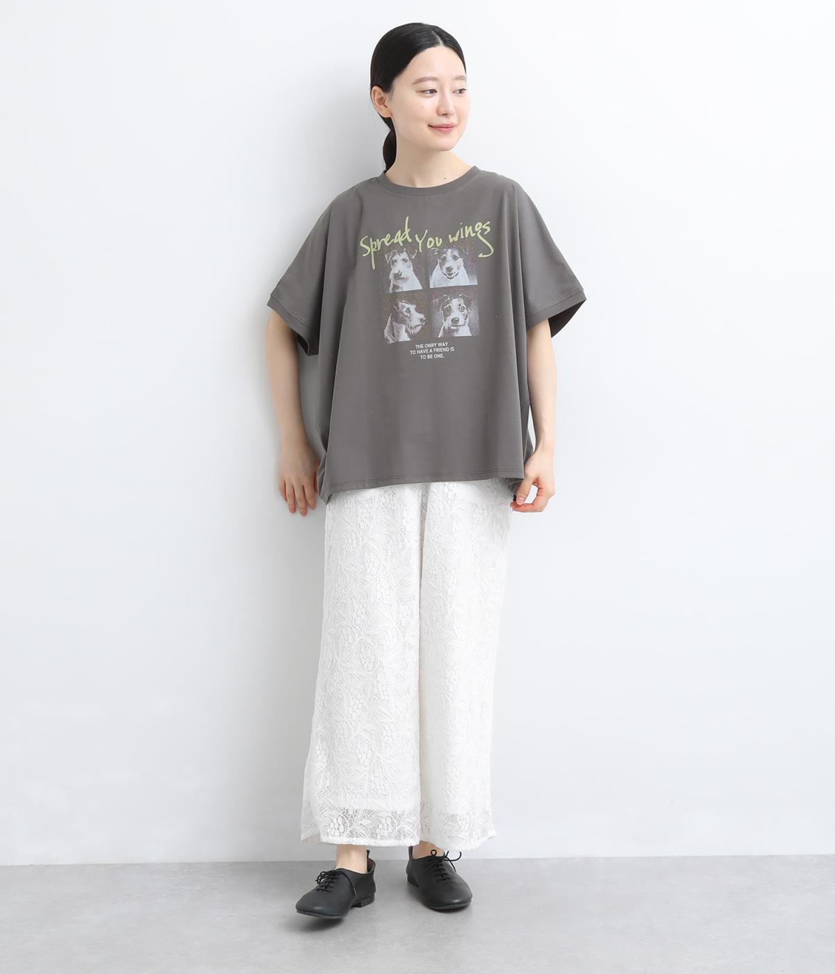 接触冷感 dogグラフィックゆるドルマンTEE｜le colis（ルコリ）の商品詳細