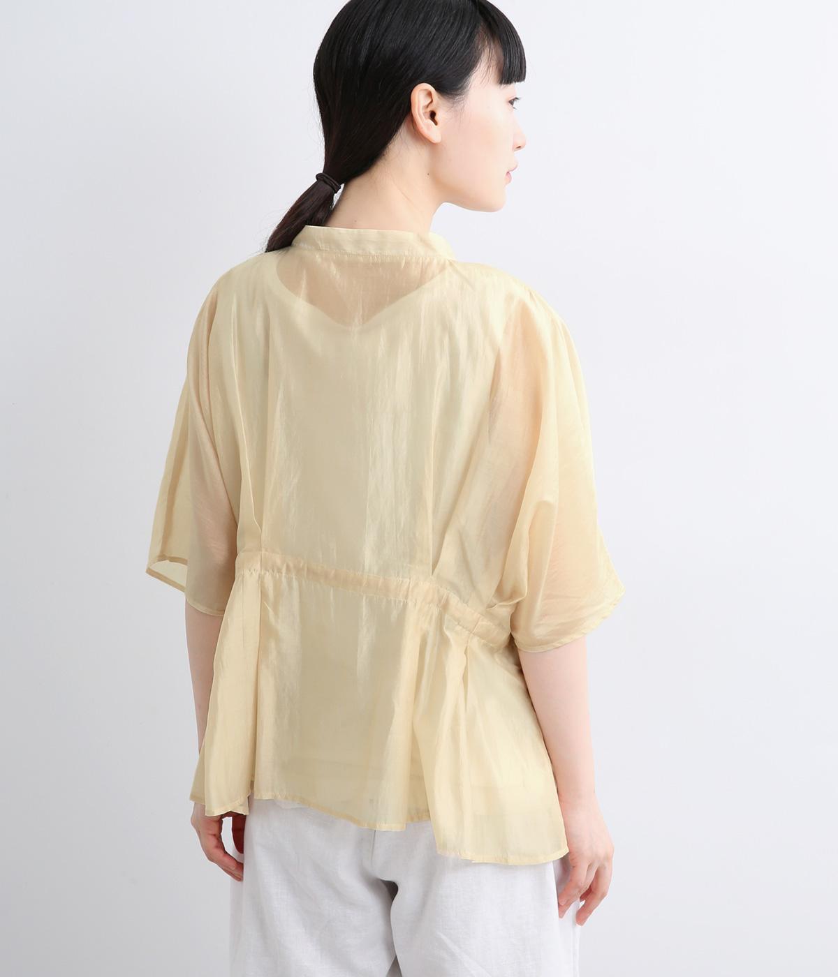 新品タグ付き machatt ドッキングTシャツ ベージュ　マチャット ペプラム シアータックペプラムシャツ｜MAFRAIS（マフレ）の商品詳細