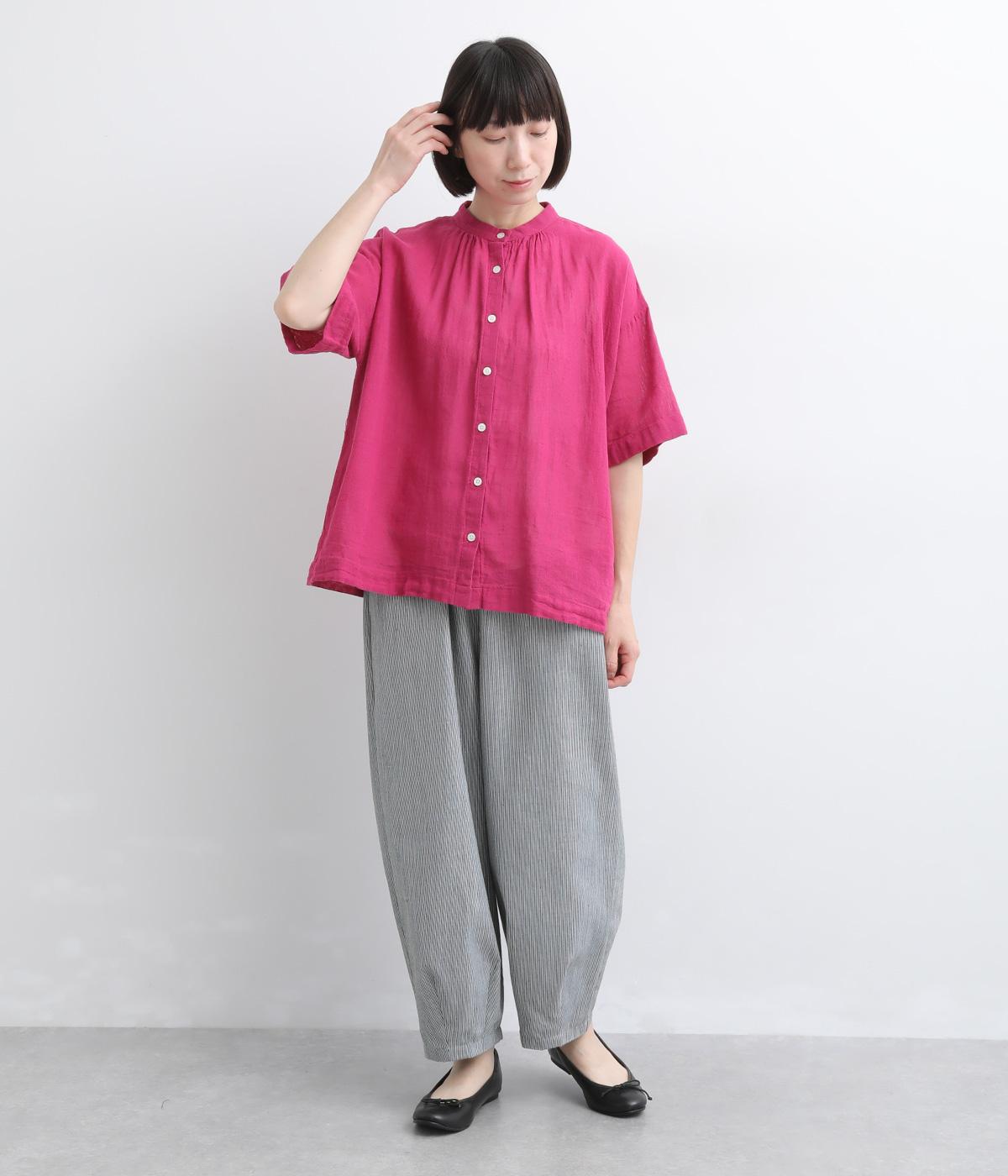 コットンリネンストライプバルーンパンツ｜Sorte cuff（ソルテカフ）の