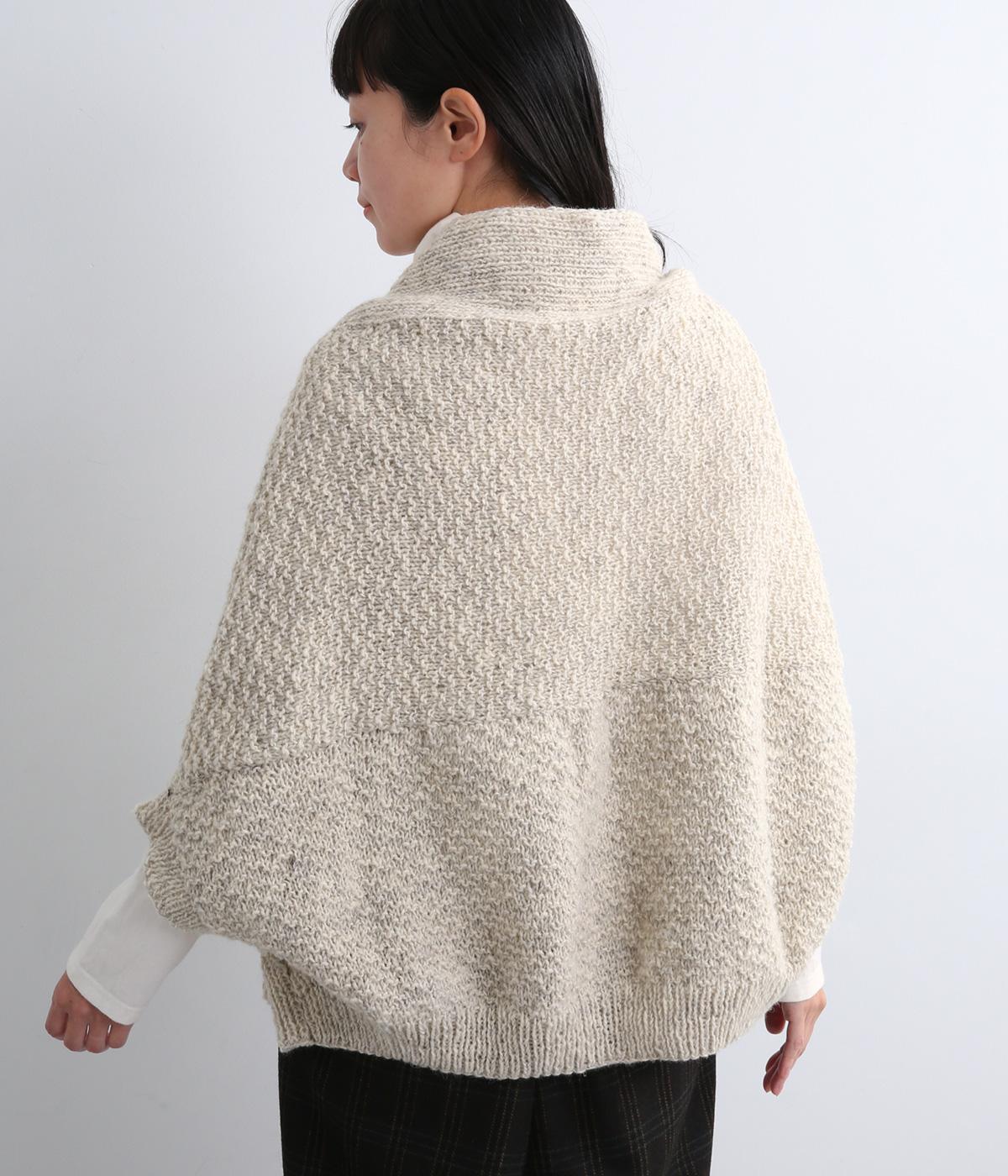 手編みウールケープカーディガン｜sisam（シサム）の商品詳細