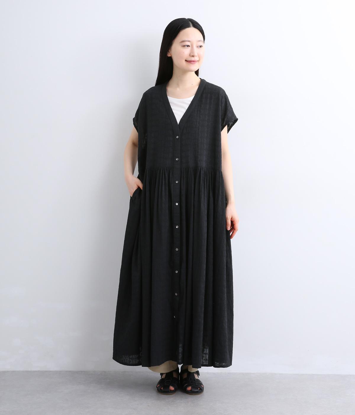 シアー刺繍ウエストギャザーワンピース｜maleni （マレニ）の商品詳細