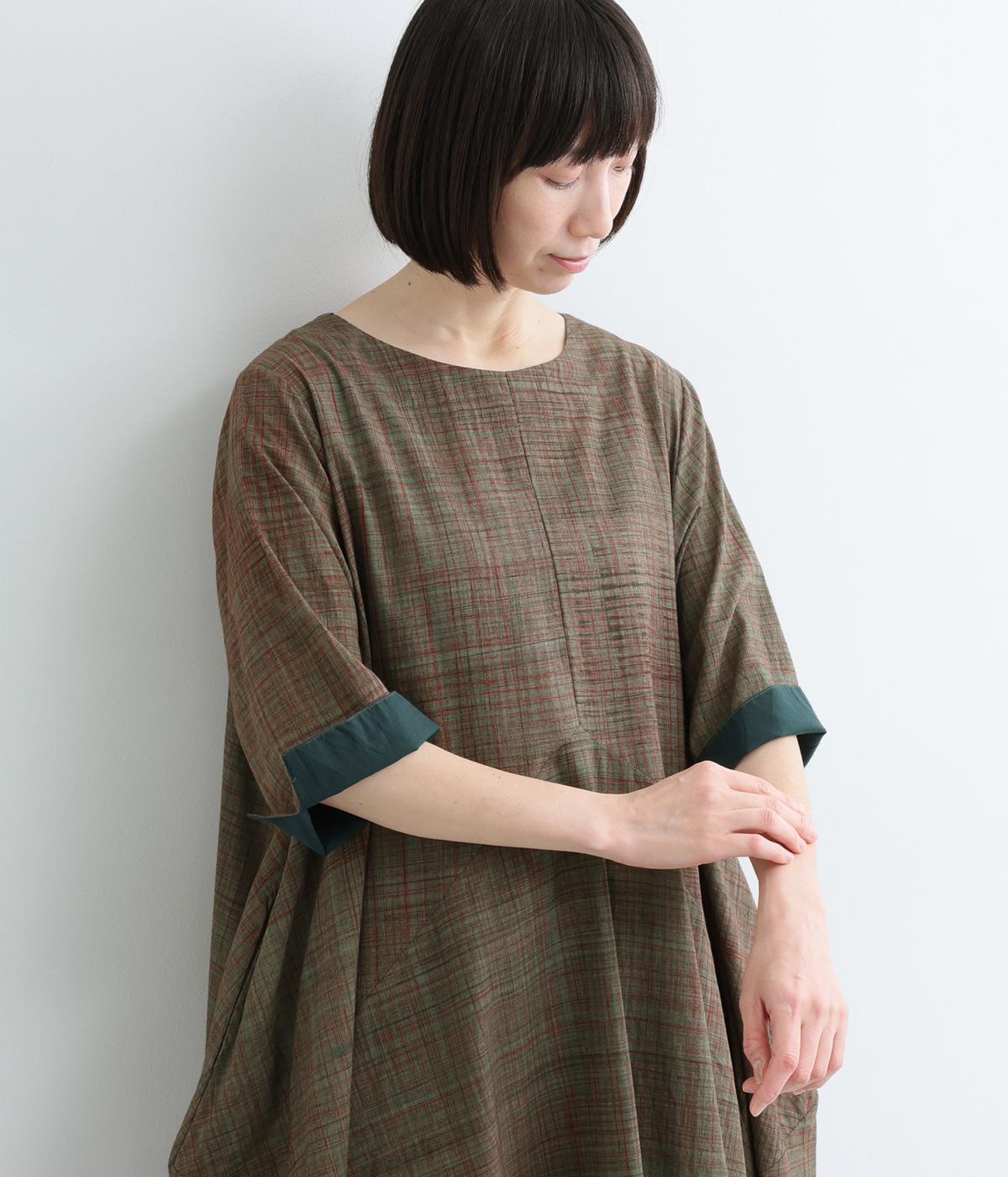 コットンハンドブラッシング変形ワンピース｜MALAIKA（マライカ）の
