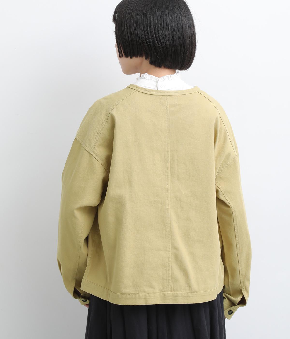 美品✨MHL. コットン ノーカラー 中綿 ブルゾン ベージュ ノーカラーブルゾン｜VAMU（ヴァミュー）の商品詳細
