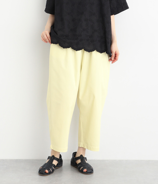 定番 ストレッチツイル丸みアンクルパンツ(A・ナチュラル)
