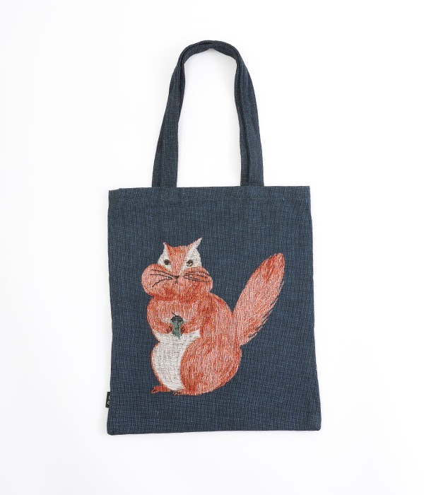 Matsuo Miyuki Rectangle tote bag(C・Squirrel)