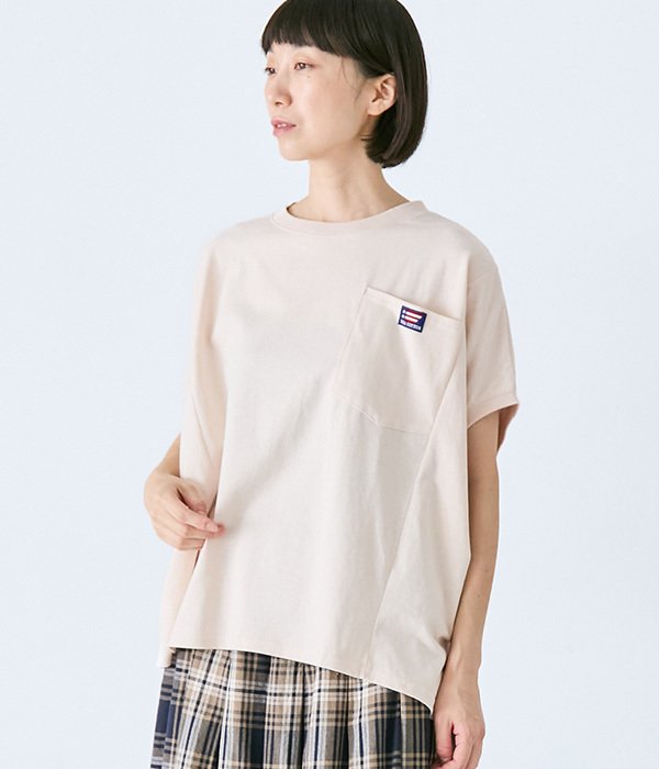 18sUSAコットン天竺バンザイTシャツ(C・ナチュラル)