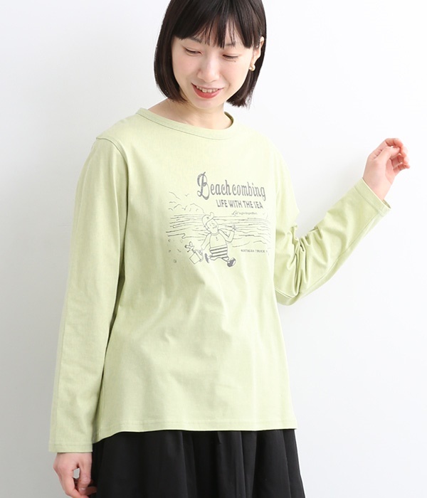 ビーチコーミングBOY Tシャツ(A・ライトグリーン)