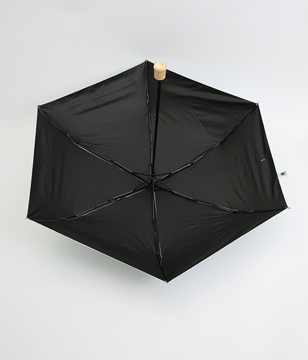 UVカット折り畳み傘　フラワー(A・ブラック)