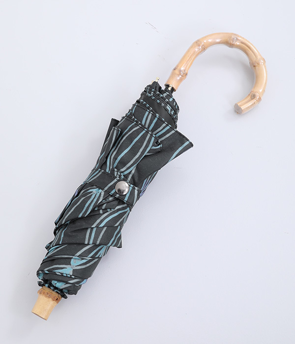 UVカット竹の折りたたみ傘　オニオン(A・ブラック)
