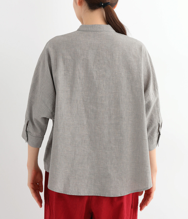 コットンリネンブラウス(C・ピンク)【新入荷】｜ADIEU TRISTESSE