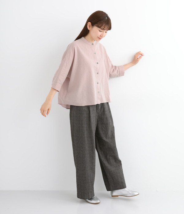 レビュー高評価のおせち贈り物 コットンリネンブラウス(C・ピンク)【新入荷】｜ADIEU TRISTESSE トップス