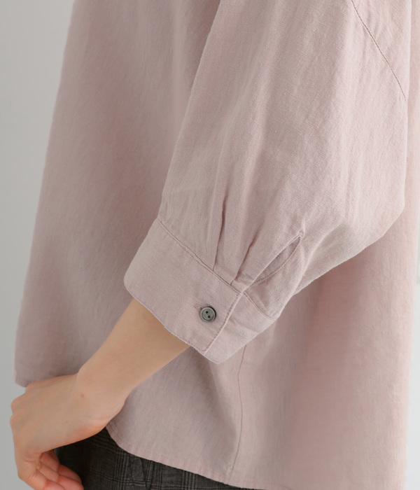 コットンリネンブラウス(C・ピンク)【新入荷】｜ADIEU TRISTESSE