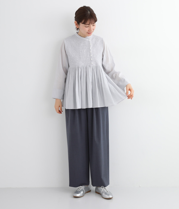 トロストレッチタックパンツ(A・グレー)