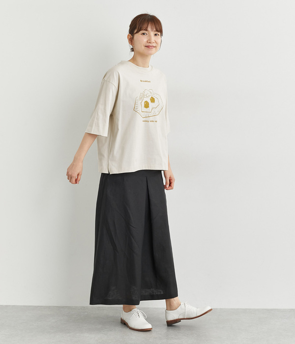 お食事プリントTシャツ(B・イエロー)