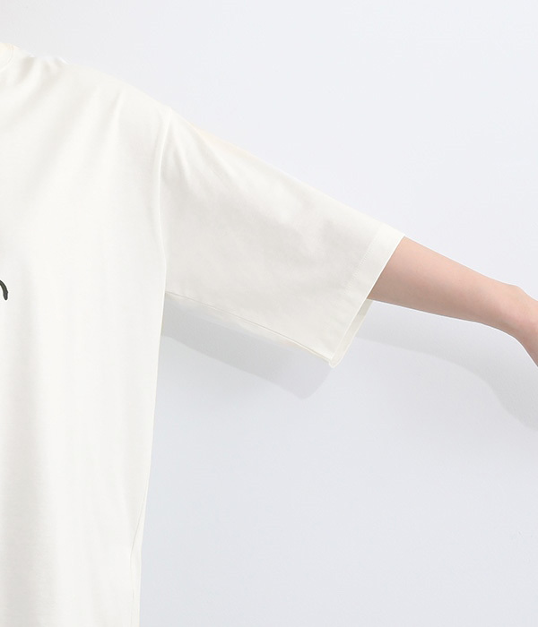 hesoさんイラストTシャツ(C・オフホワイト×女性)