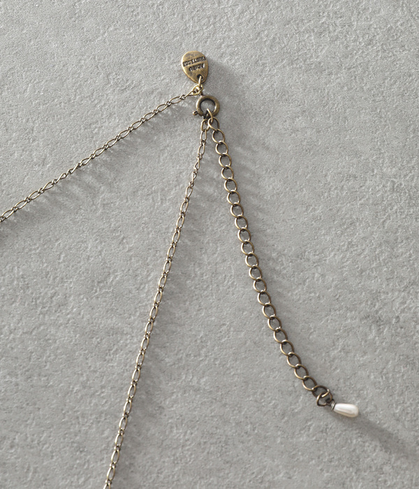さくらんぼワントップネックレス(A・クリア)【新入荷】｜ADIEU