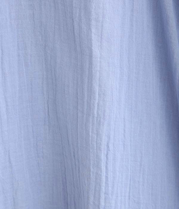 シングルガーゼペチワンピース(A・青フジ)