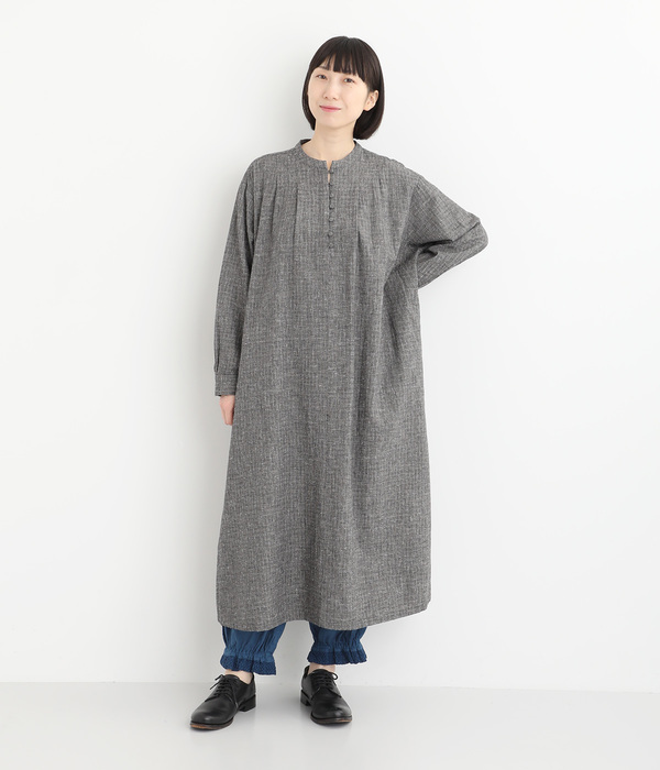 シングルガーゼ　裾レースペチパンツ(D・ブルー)