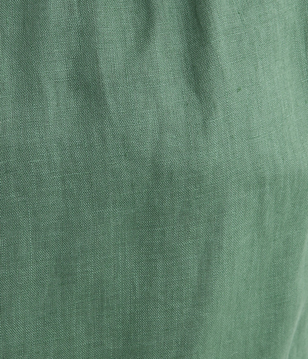 リネン×エンブロイダリー刺繍パンツ(B・グリーン)