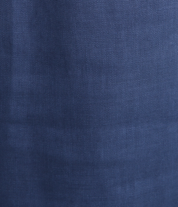 リネン×エンブロイダリー刺繍パンツ(C・ブルー)