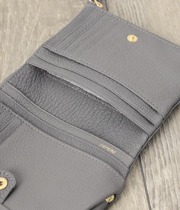 二つ折りがま口財布(E・イエロー)