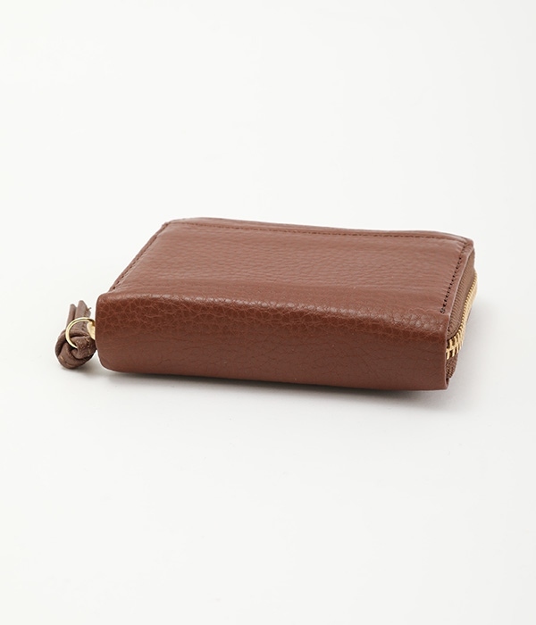 イタリアンレザー スキミング防止カード財布(C・ゴールド)