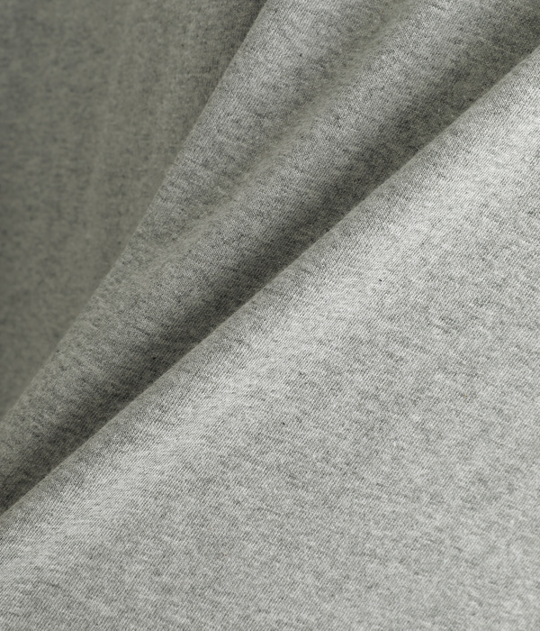 ギャザー5分袖Tシャツ(A・杢グレー)