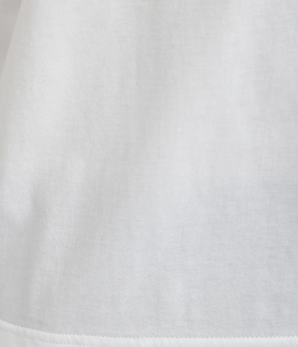 【A.U.G. relaxing】サイロプレミアム　ゆるタートルTシャツ(A・ホワイト)