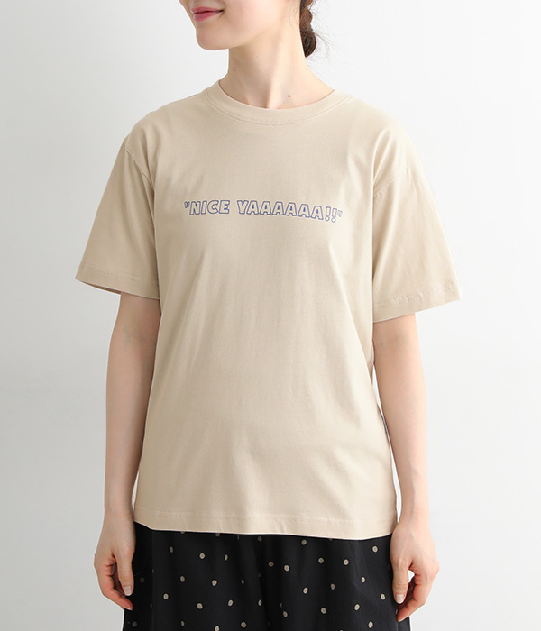コットンNiceTシャツ(C・グレージュ)