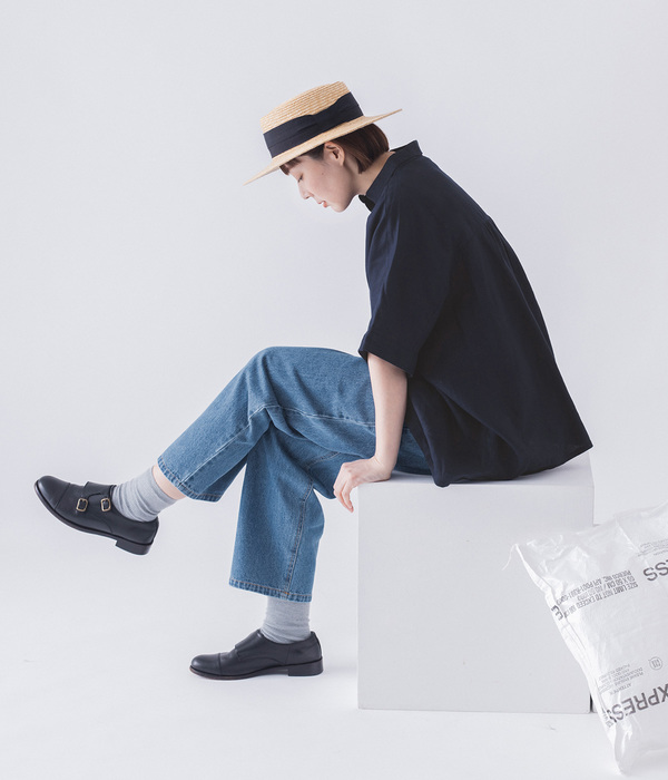 デニムカーブパンツ(C・ライトブルー)