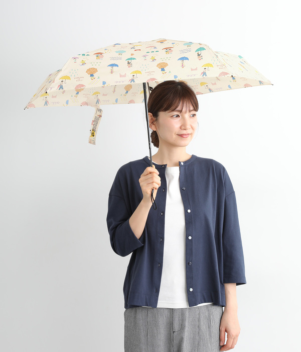RE:PET LITTLE/パターン ミニ　晴雨兼用(B・グレー)