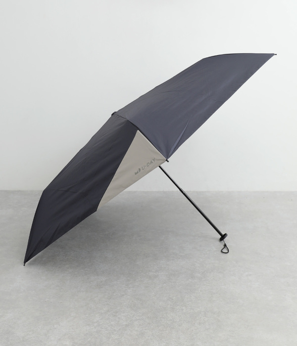 All Weather Wind.R/バイカラー ミニ　晴雨兼用(B・ネイビー)