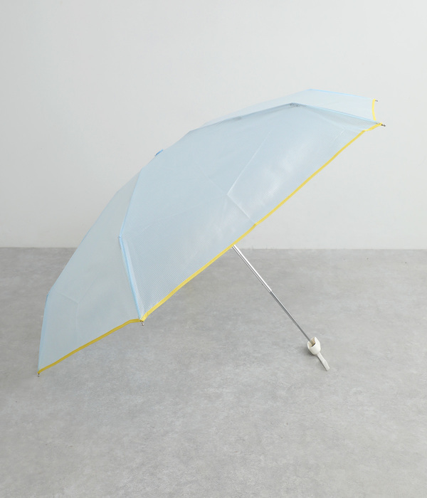 Color Rip Cloth Umbrella/クリアカラー　ミニ(C・サックス)