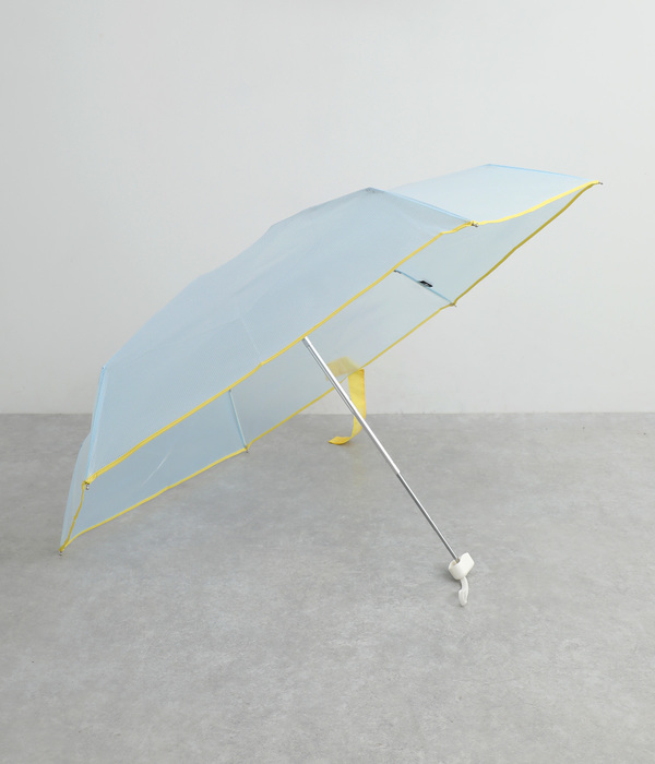 Color Rip Cloth Umbrella/クリアカラー　ミニ(C・サックス)