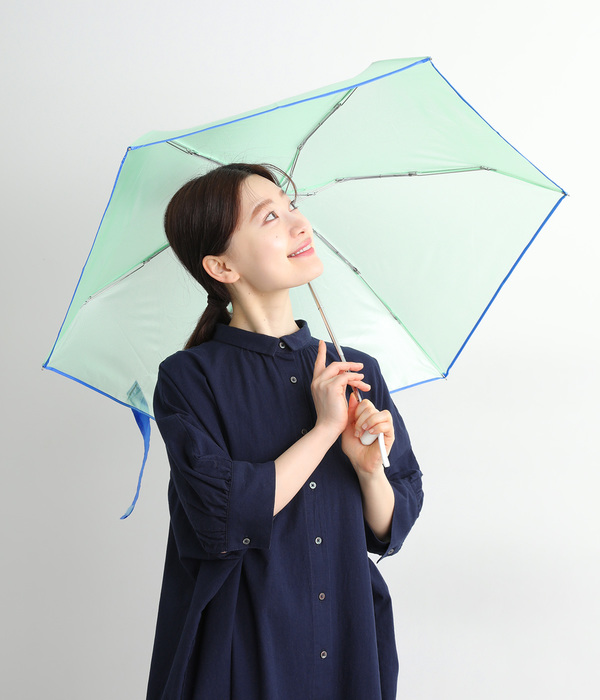 Color Rip Cloth Umbrella/クリアカラー　ミニ(C・サックス)