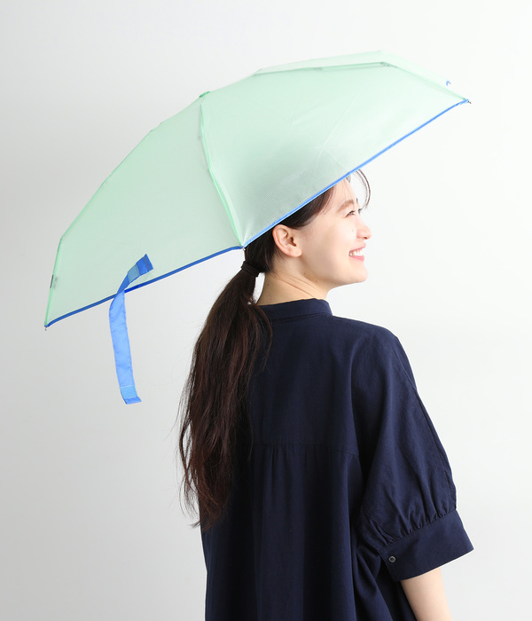 Color Rip Cloth Umbrella/クリアカラー　ミニ(C・サックス)