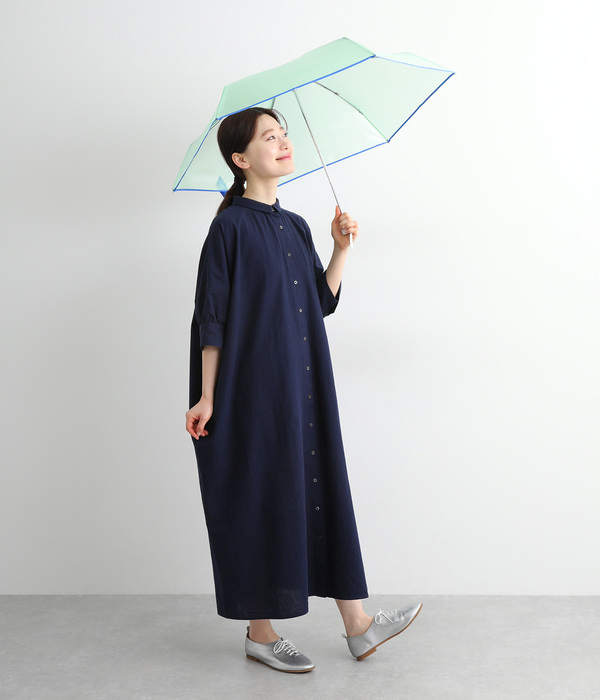 Color Rip Cloth Umbrella/クリアカラー　ミニ(C・サックス)