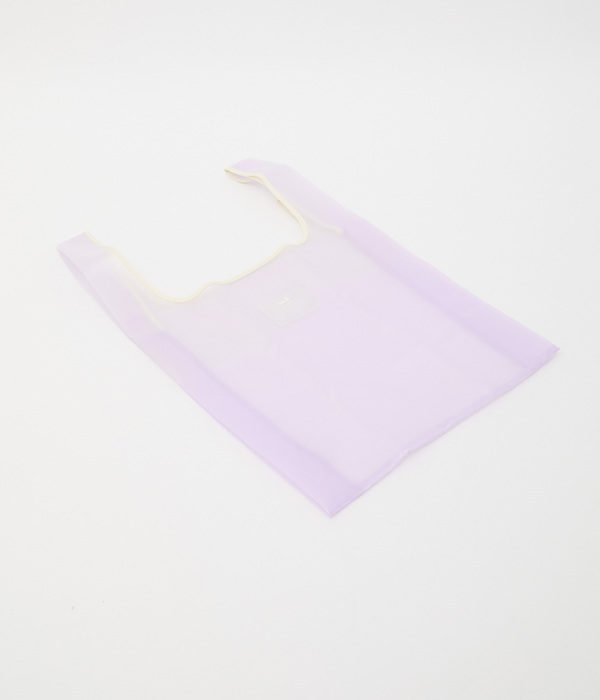 Color Rip Cloth Tote Bag/クリアカラー(B・パープル)