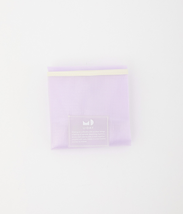Color Rip Cloth Tote Bag/クリアカラー(B・パープル)