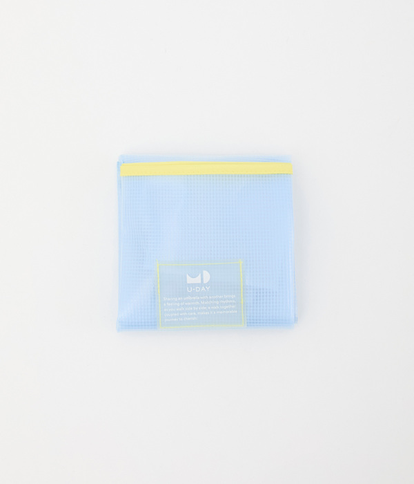 Color Rip Cloth Tote Bag/クリアカラー(C・サックス)