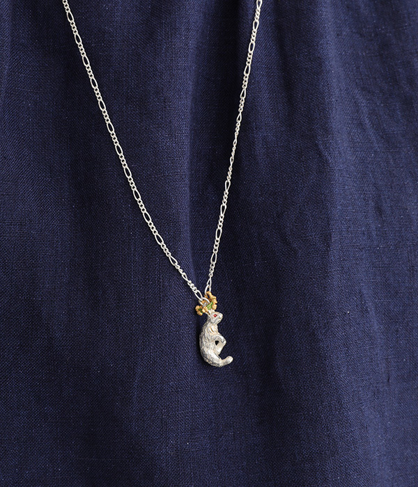 クローバーピクニック ネックレス(B・シルバー)【再入荷