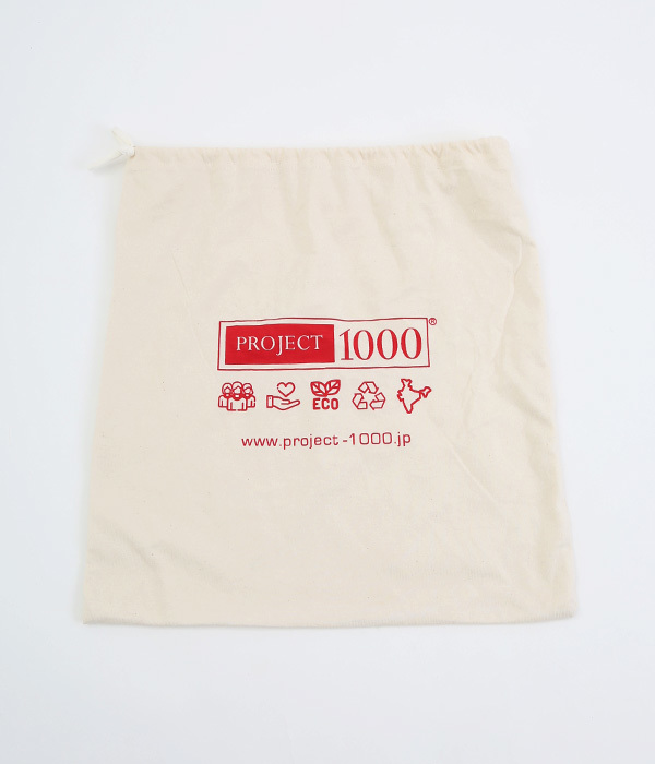 プロジェクト1000 アップサイクル トートバッグ(ベージュ)