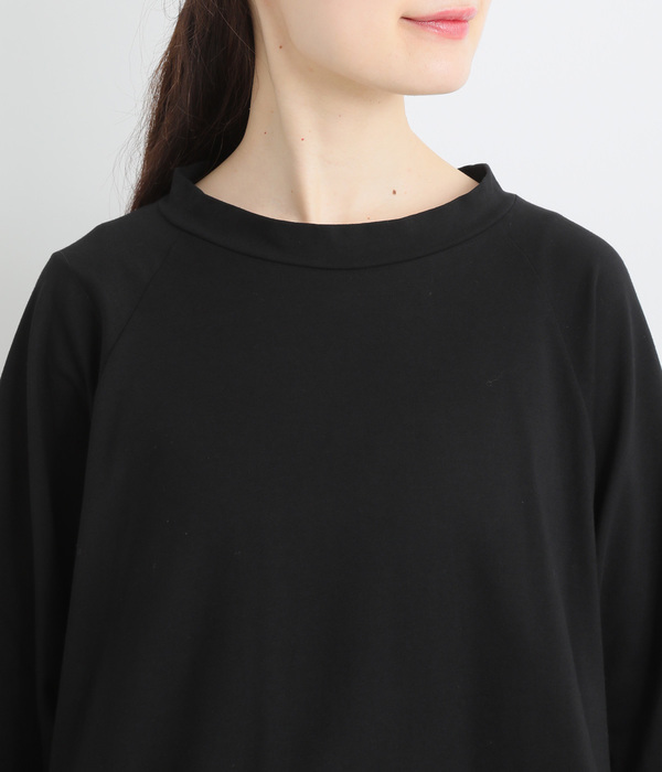 ラグランワイドTシャツ(C・ブラック)
