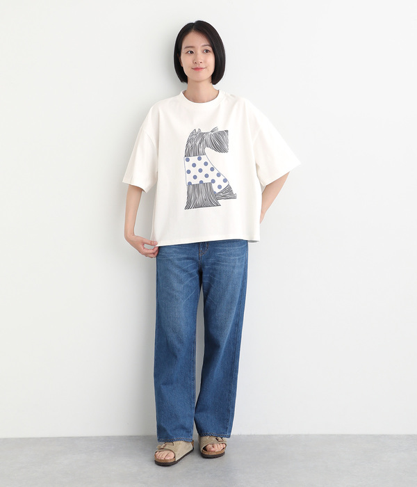 公園に行くDOGTシャツ(A・ホワイト)