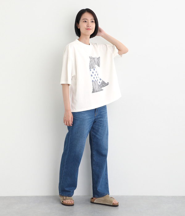 公園に行くDOGTシャツ(A・ホワイト)