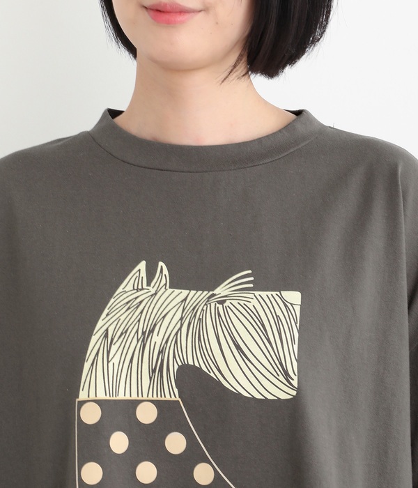 公園に行くDOGTシャツ(A・ホワイト)